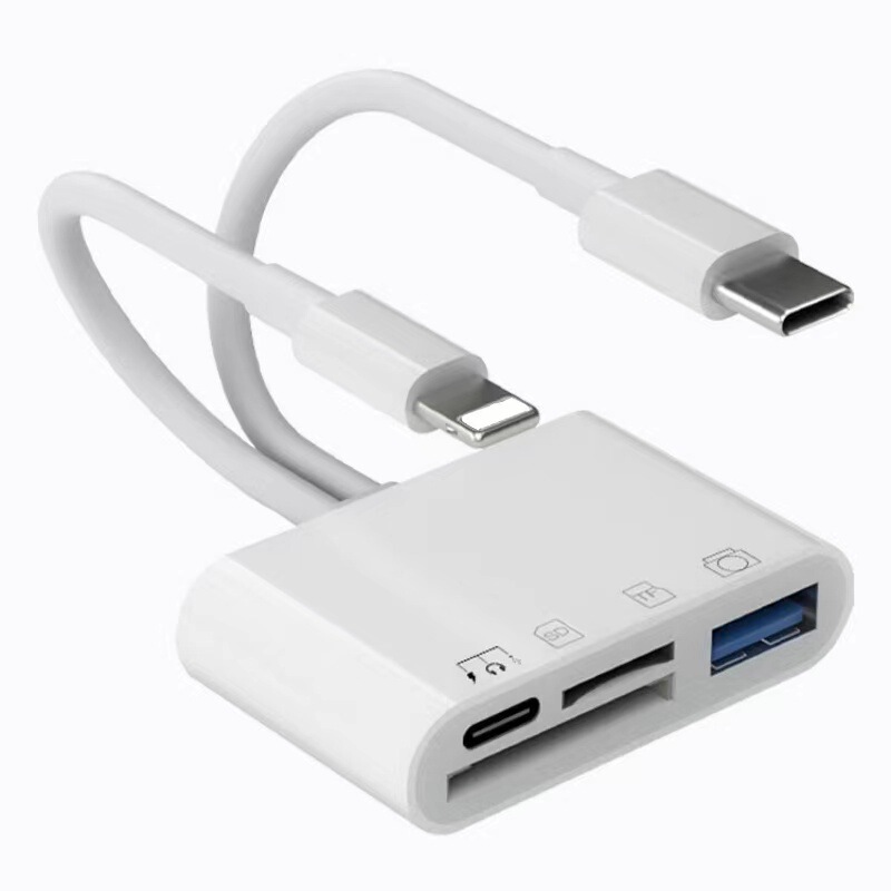 アップル華を適用して携帯電話カードリーダーのアップルType-CからSDTFへのオールインワンメモリsd変換器|undefined
