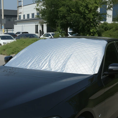 Heat Insulation, Sunshade, Cartoon – Car snow shield - ordinary-aluminum-foil-material-extra-large-snow-shield