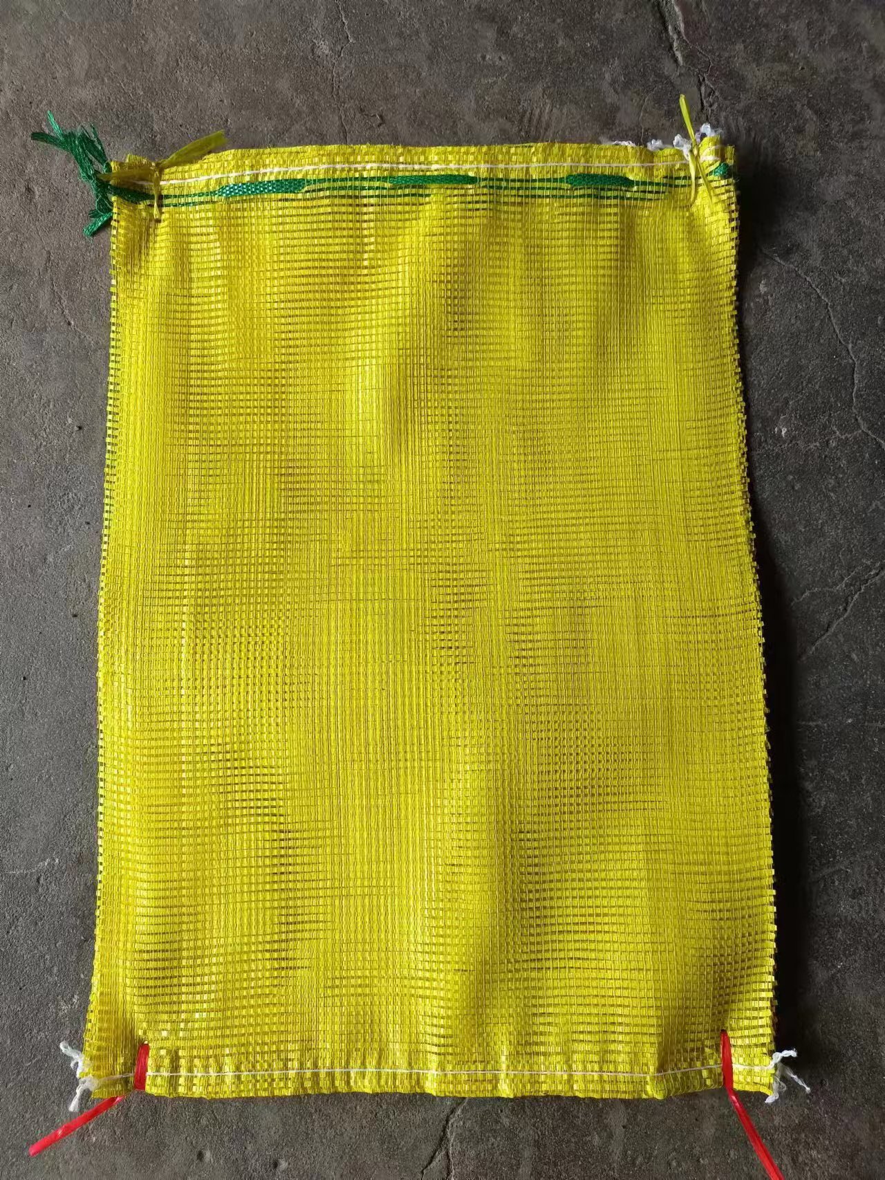 Bolsa de malla verde grande cifrado verduras frutas bolsas de malla abertura de paquete cifrado gran maíz bolsas de malla