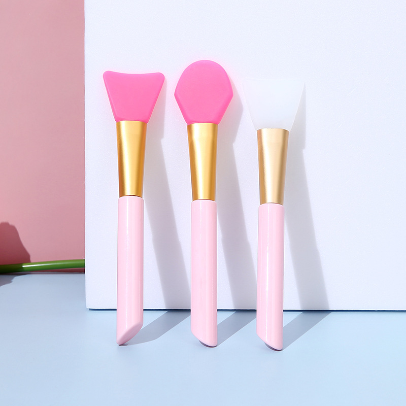 Fabricante de suministro de cepillo de máscara de silicona de cabeza blanda máscara de silicona de belleza DIY máscara de cepillo de cuidado de la piel cepillo de maquillaje