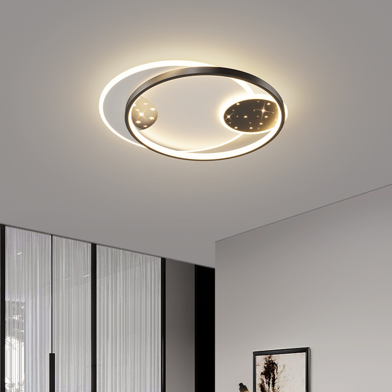 [Selección estricta] 2025 nueva lámpara de sala de estar LED lámpara de techo red roja moderna y simple lámpara de dormitorio