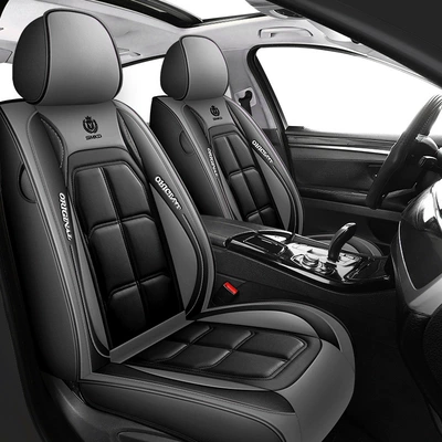 Universal seat cover — Amazon All-Inclusive Seat Cover Full Leather - gray-single-seater