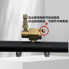 4-hole 5-hole 7-hole swivel wheel moving car wash tool high-pressure car wash machine accessories road cleaning car chassis cleaning