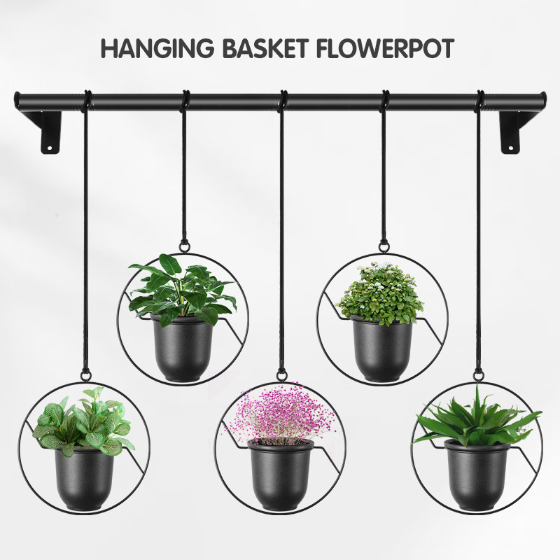 ソース工場鉄植物吊り下げ植木鉢フラワースタンドクリエイティブ多肉植物壁掛けハンギングバスケットハンギングポットハンギングフラワーバスケット|undefined