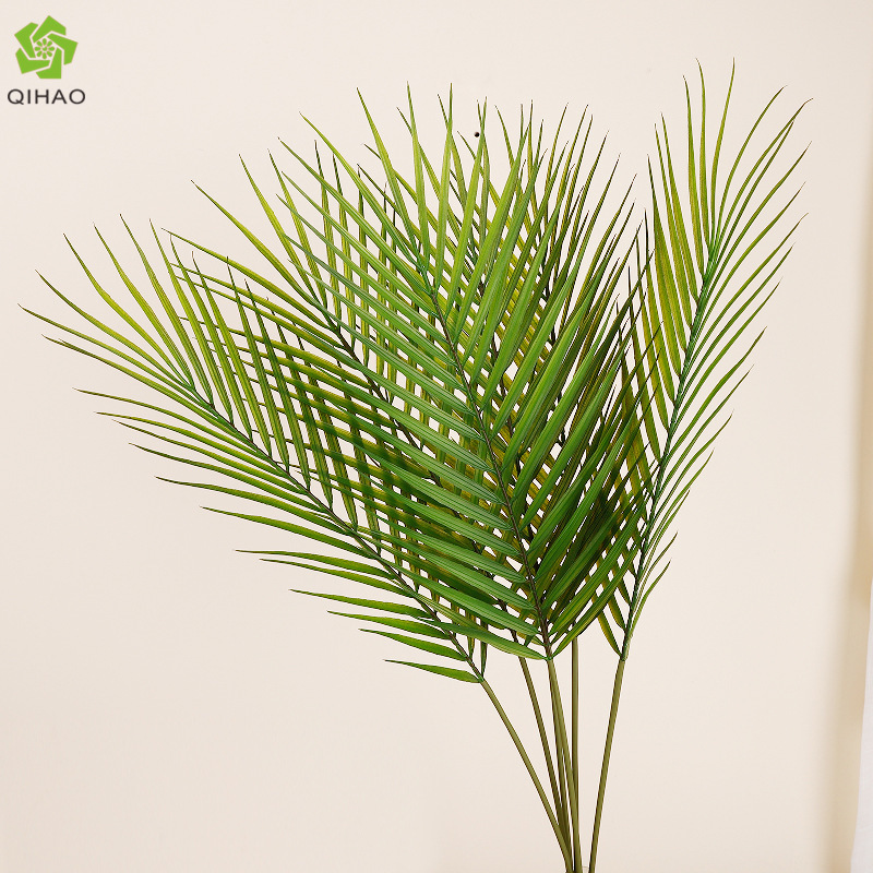 Cross-Border Artificial Green Plants, Plastic Home Decor Ornaments, Palm Tree Branches, Areca Palm, Nordic Artificial Plants