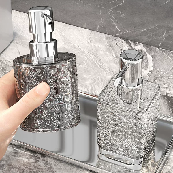 Travel Portable Refillable Bottle Set, High-End Shower Gel Press Bottle, Hand Sanitizer Bottle, Shampoo Bottle