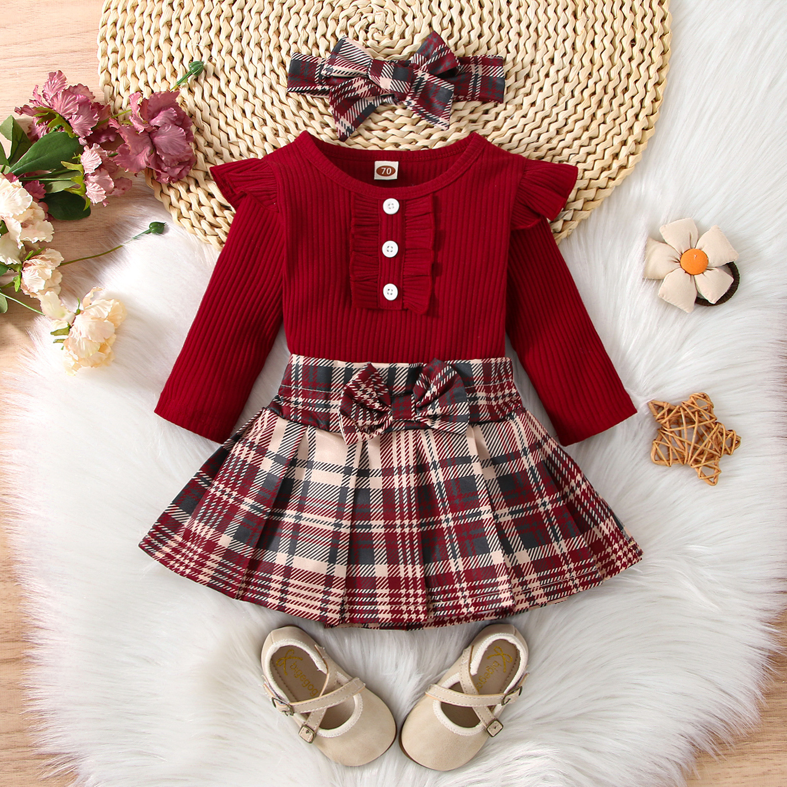 Salary Children's Clothing Autumn Winter Academy Women's Treasure Infant and Toddler Openable Bag Bottom_voghion.com