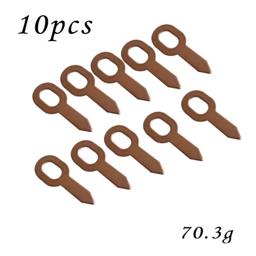 Sheet metal repair and shaping meson machine welding gasket OT piece round spot welding copper plated gasket pull ring