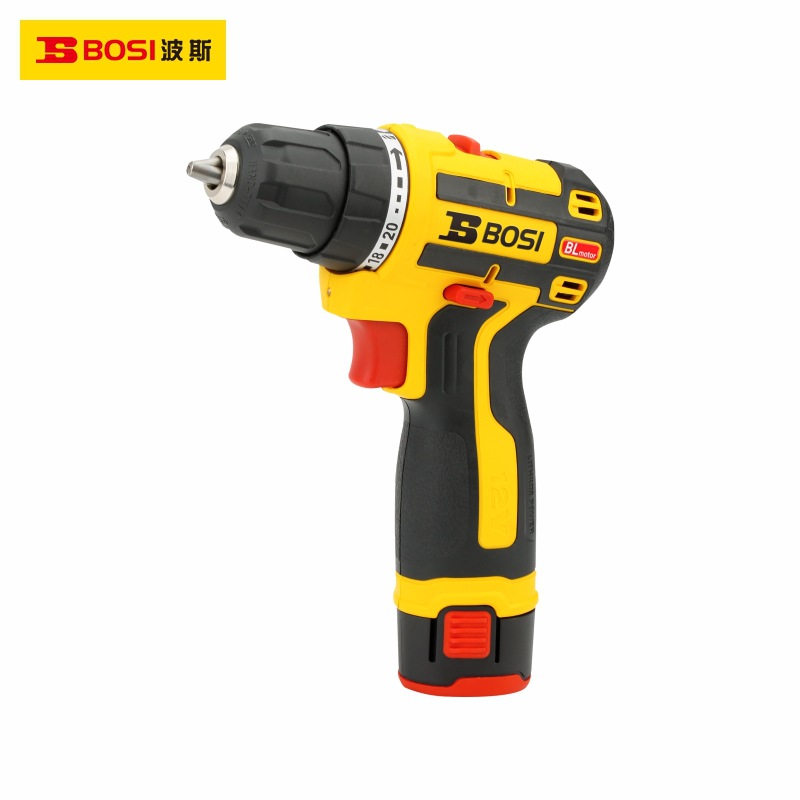 新款波斯12V双速无刷锂电钻充电钻BS660120电动螺丝刀