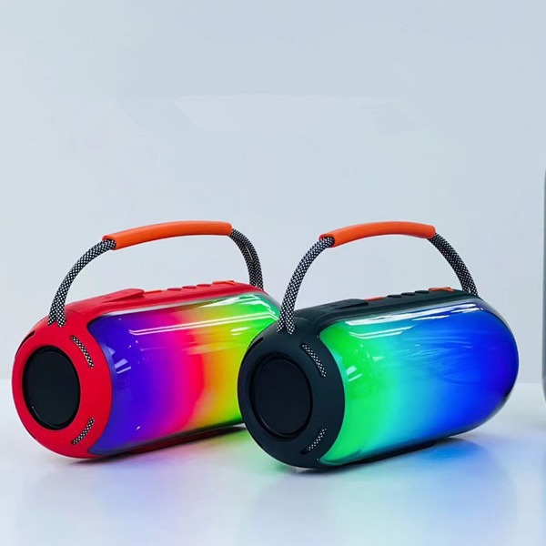 Nuevo altavoz Bluetooth HY113 de comercio electrónico transfronterizo LED melodía de luces de colores regalos creativos subwoofer impermeable al aire libre