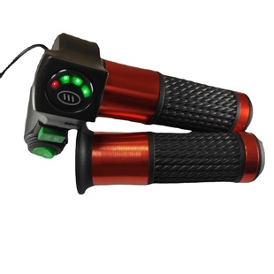 Four-Light Twist Red Cruise + Cruise Electric Vehicle Handlebar Electric Vehicle Accessories Speed Control Throttle Handle