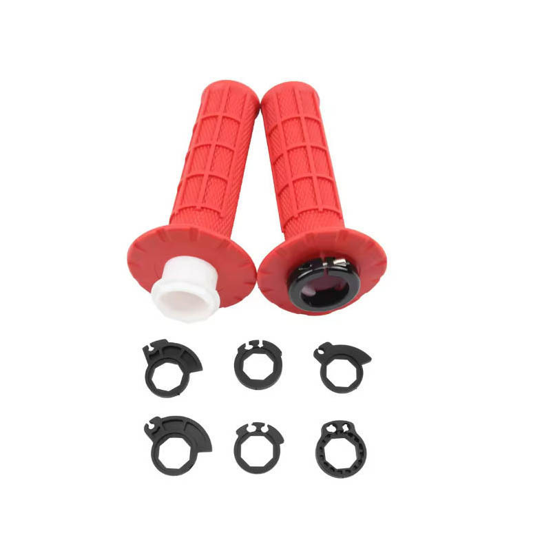 Universal Off-Road Motorcycle Handlebar Grip Set, Anti-Slip Soft Rubber Cover with Self-Locking Function, G2