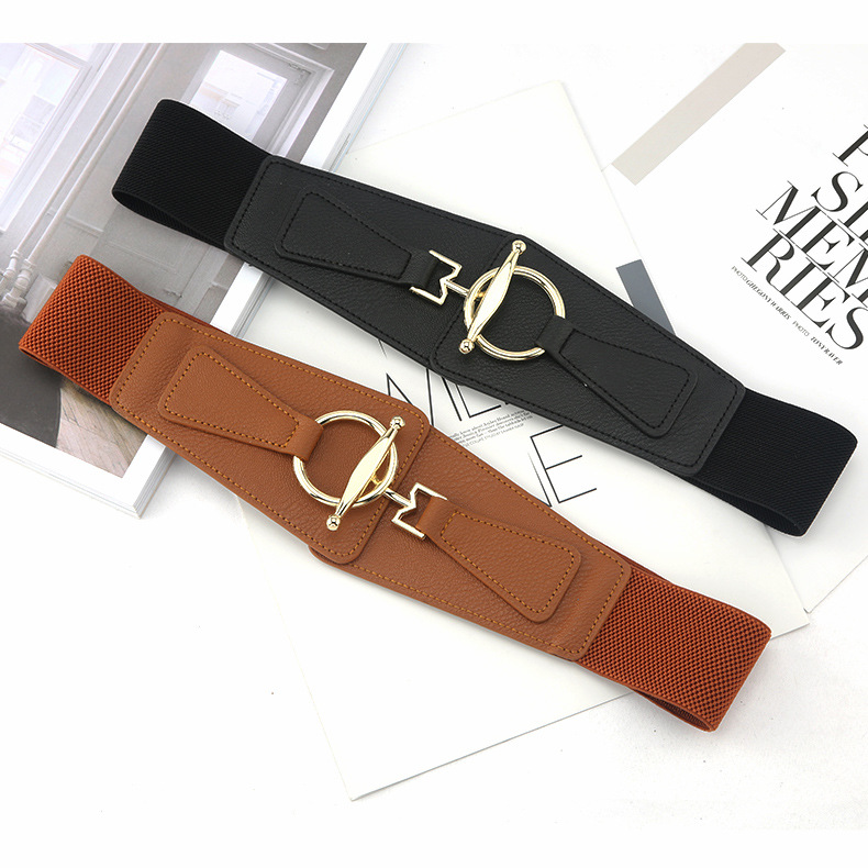 Fashion Solid Color Pu Leather Alloy Women's Leather Belts display picture 3