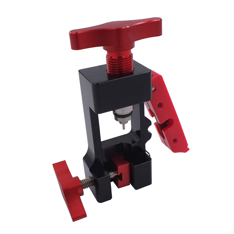 Aguja de aceite de bicicleta herramienta de presión aceite de freno jacking tubo de corte de cabeza de Oliva de cinco hilos herramienta de instalación multiusos