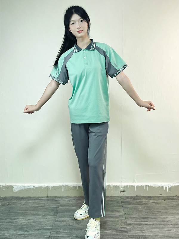 江西赣州市统一校服小学初高中男女同款夏季运动套装短袖柔软棉质|undefined