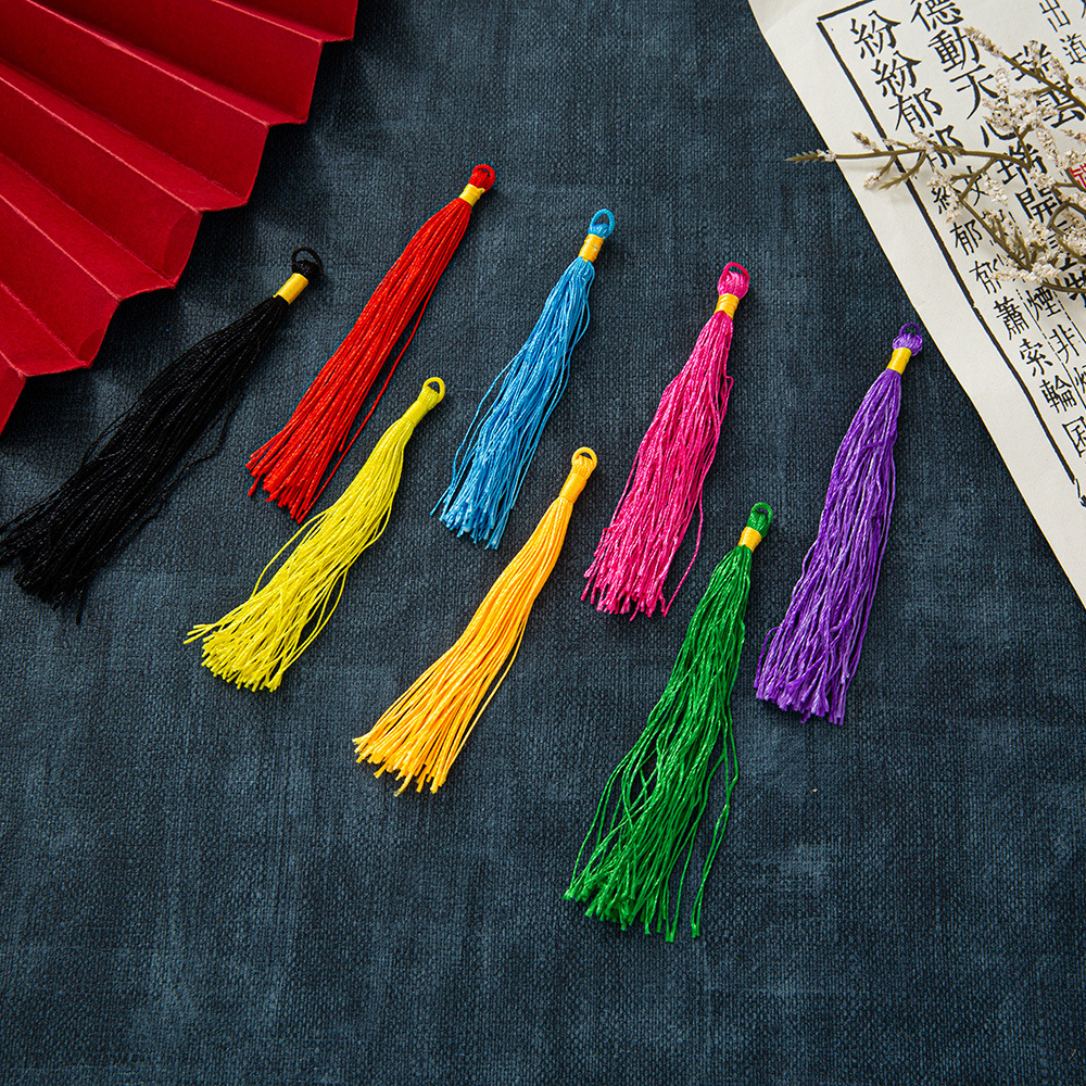 小穗子中国结O形圈穗环须 书签抱枕香包小流苏DIY饰品配件吊须