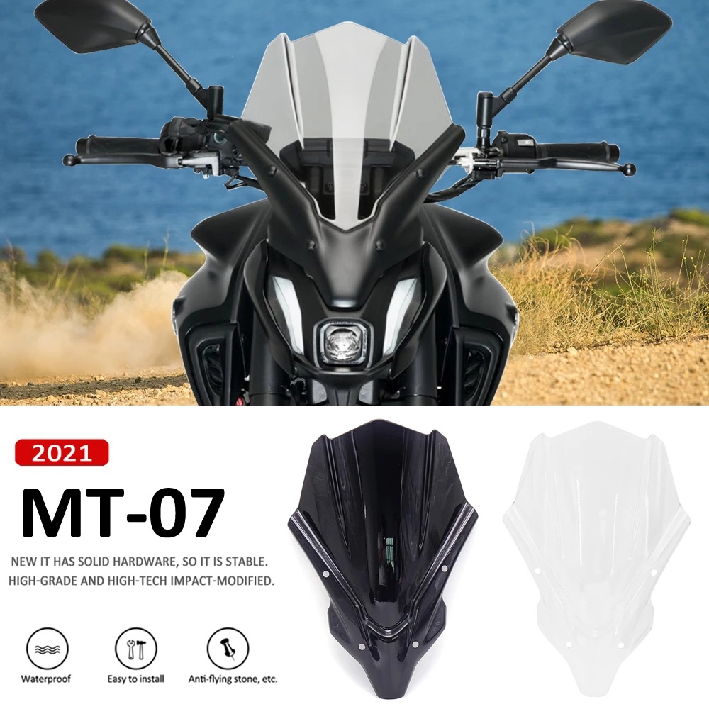 Motorcycle Modified Windshield Wind Deflector for Yamaha MT07 2021