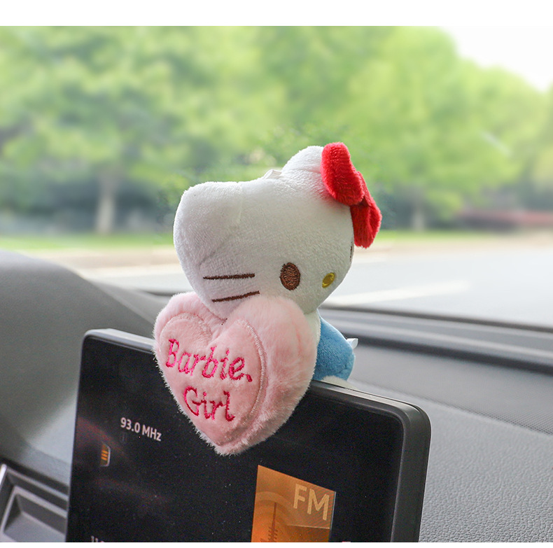 Car Wiper Turn Signal Gear Decoration Screen Doll Ornaments Cute Plush Toy Car Interior Accessories for Girls