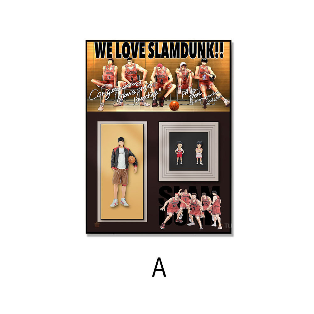 Slam Dunk moda hecha a mano pintura decorativa hecha a mano pintura real salón sofá Fondo dormitorio pasillo colgante pintura