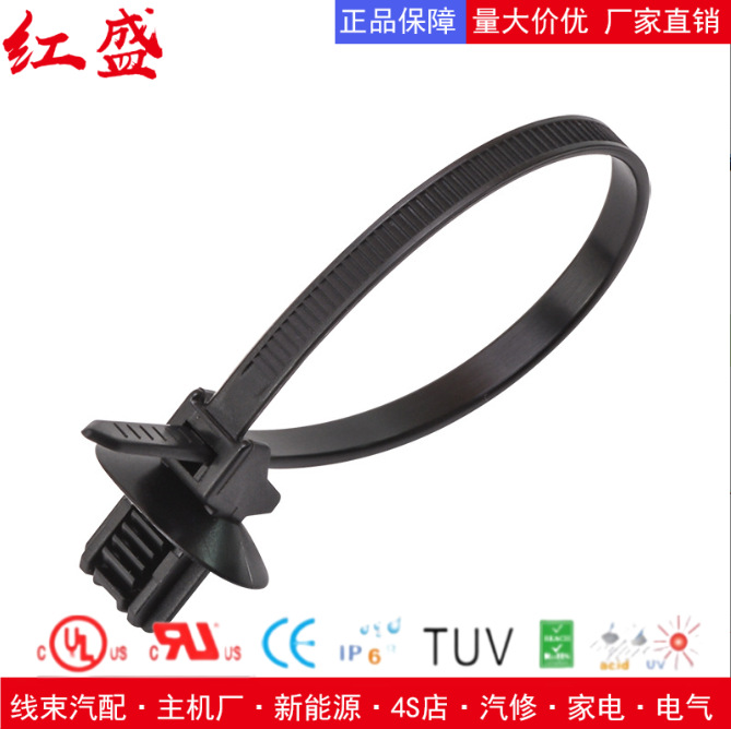 汽车扎带 带杉树头和圆盘的固定扎带157-01105/T50SOS2DOP7X12-