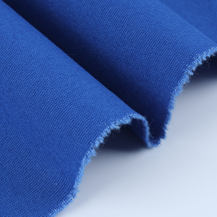 Fabricantes chinos duraderos ropa de trabajo tela 100% algodón tejido tela de lona