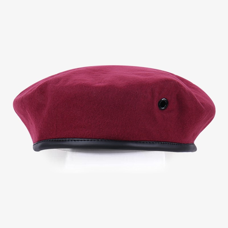 Hombres duros de guerra especial con sombrero de lana de invierno de moda militar estilo europeo y americano boina de lana pura