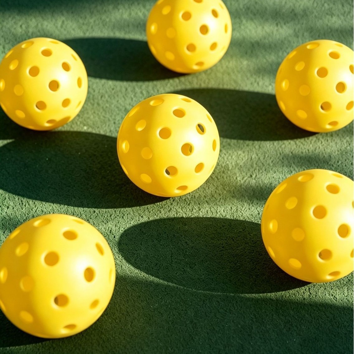 Pickleballs 40-Hole 26-Hole 75mm Injection-Molded and Rotomolded Integrated Multi-Hole Pe Perforated Balls Tpe