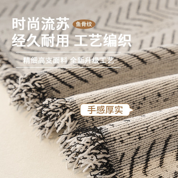 Cuatro estaciones antideslizante general de tela de sofá estilo medieval estilo francés simple cojín recto sofá toalla cubierta