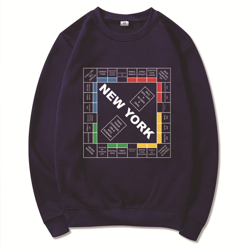 New York Monopoly Sweatshirt and Just Like That Hoodied New