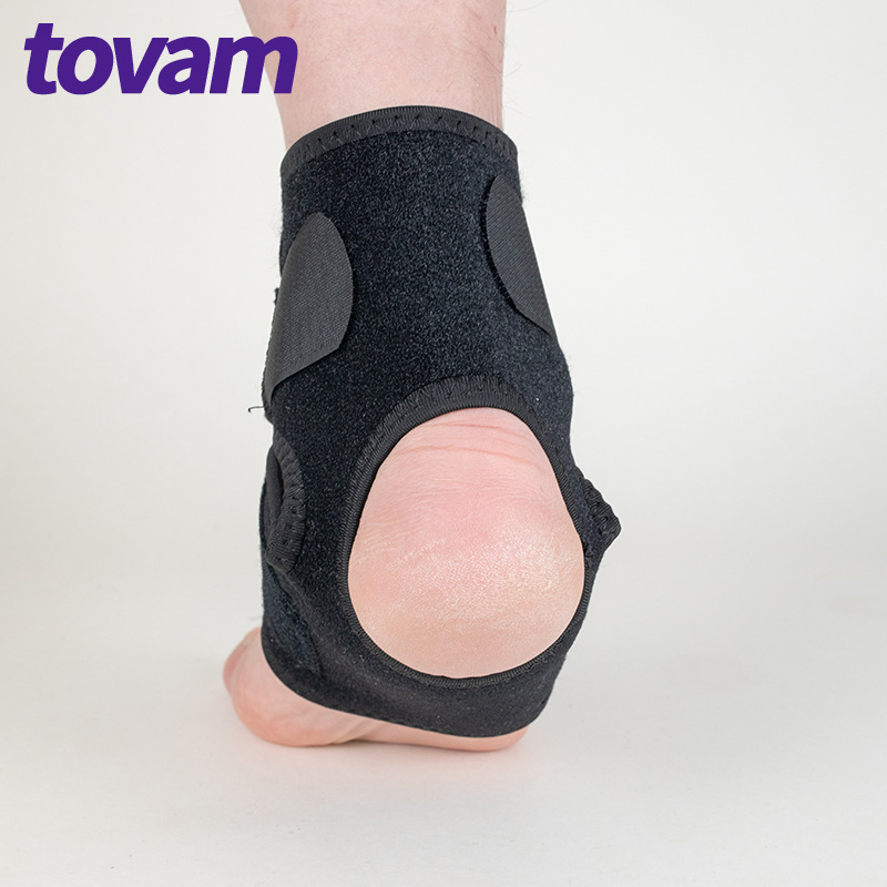 中国メーカーと同型の足首サポートブレース、通気性のあるネオプレン製スリーブ、調節可能な巻き付け式足首プロテクター