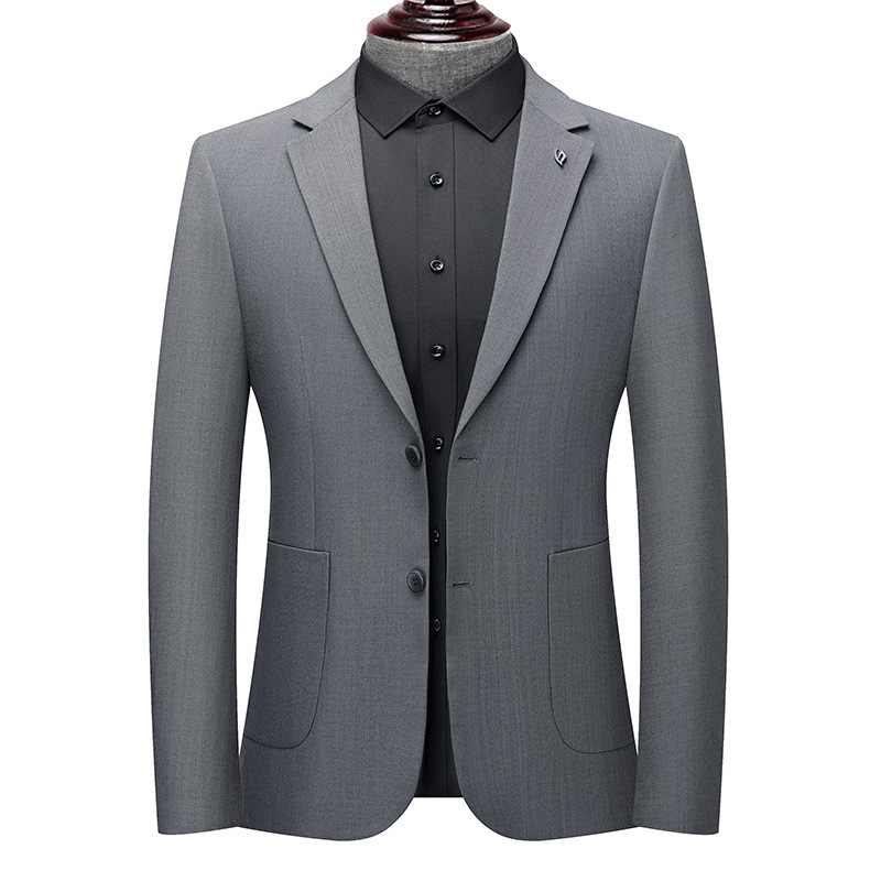 Light Luxury Big Brand Men's Suit Casual Business Slim-fit Simple Jacket Spring and Autumn Top Youth Dress Korean Style Single Western Style