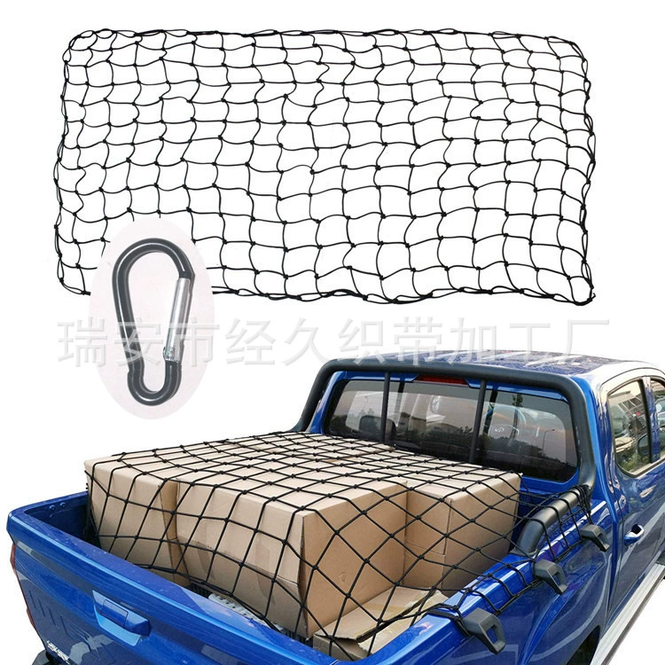 Большая багажная сетка для пикапа сетка 180*120 см 5MM12 черная сумка для упаковки карабинов