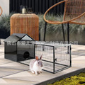 批发铁丝笼金属宠物笼兔子窝养殖兔笼运输笼兔笼宠铁丝笼物兔笼子