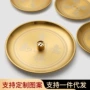 家用寺庙金色不锈钢托盘