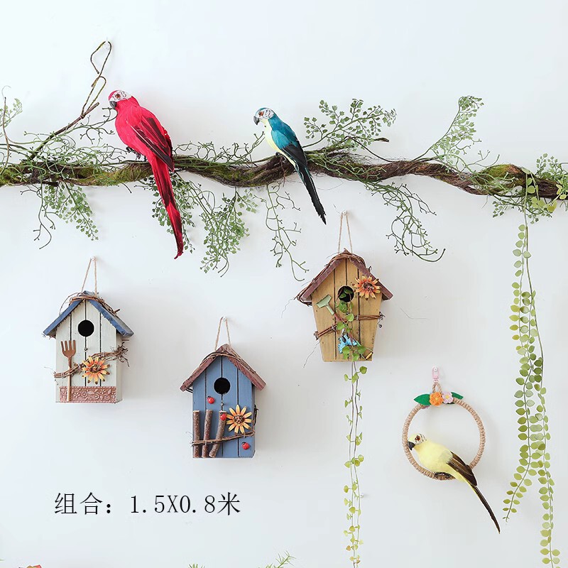 幼稚園空中ペンダント環境創造マイクロ風景環境レイアウト素材ペンダント装飾フォレストスタイルペンダント鳥の巣|undefined