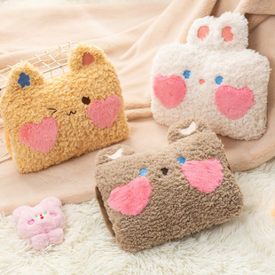 Rainbow National Standard Electric Hot Water Bag Blush Animal Cartoon Electric Hand Warmer Water and Electricity Separation Explosion-Proof Hand Warmer Bag Dropshipping