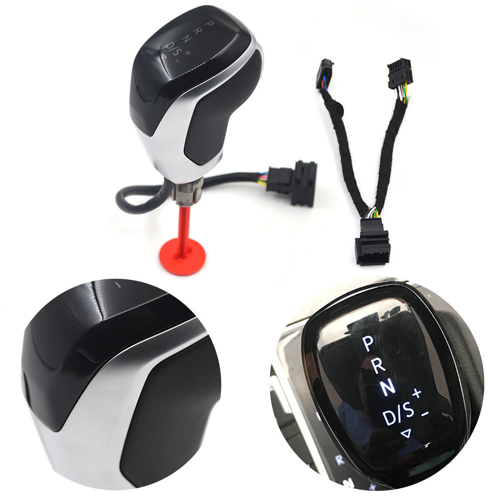 Aplicable a VW Volkswagen magotan CC Golf sagitar LED shift cabeza cambio mango electrónico cambio balonmano