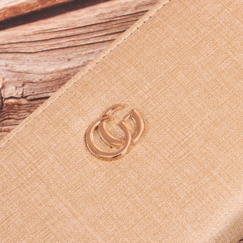 2023 nuevas mujeres de embrague moda calle tiro personalidad doble C grano fino gran capacidad diseño logo