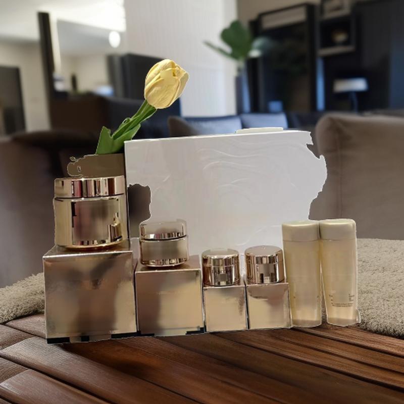 护肤化妆品套装面霜抗皱补水保湿眼霜礼盒网红晚霜六件套日霜精华