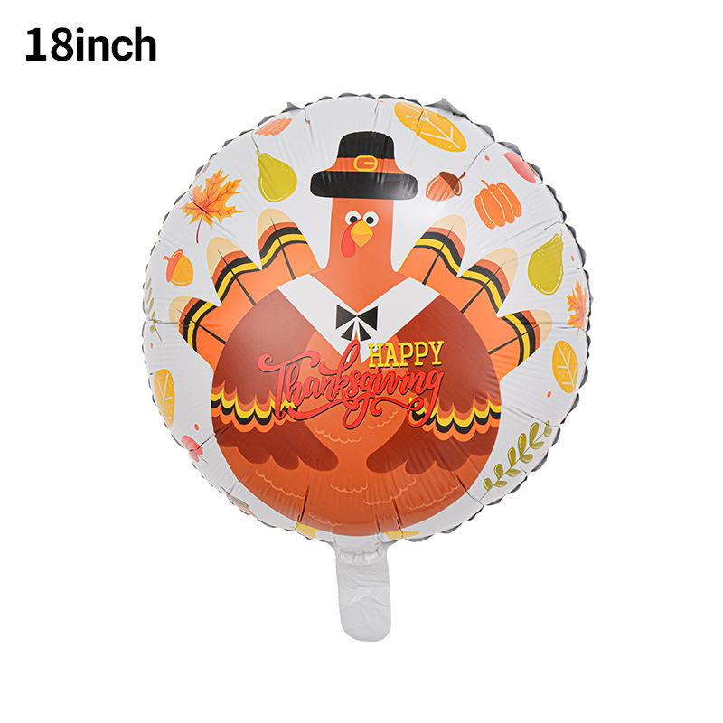Forma de hoja de otoño globo de película de aluminio hojas decoración de acción de gracias arreglo hoja de arce hoja de tortuga bola de pino globo de calabaza image 19