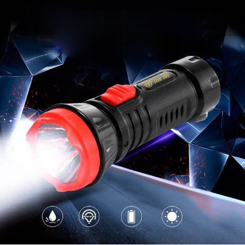 Factory direct LED strong light flood control fire emergency flashlight waterproof outdoor camping large small appliance flashlight Factory direct LED strong light flood control fire emergency flashlight waterproof outdoor camping large small appliance flashlight
