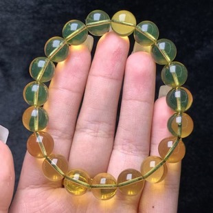 Natural Amber Beeswax Blue Po Bracelet High Blue 3A Water Purification Free to Match Single Circle Bracelet Wen Play Accessories Wholesale
