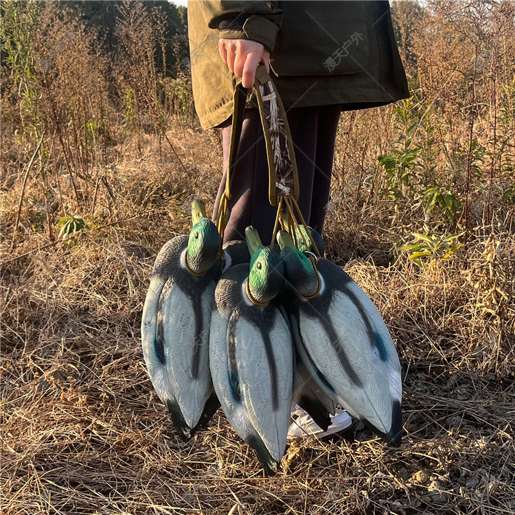 Cross -border outdoor cashmere camouflage duck straps 12 ring camouflage hunting accessories hunting decoy stra 4