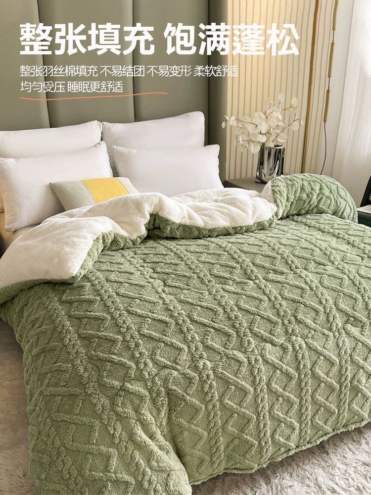 Coral warm duvet, sofa for sleep, sheet, wholesale, increased thickness