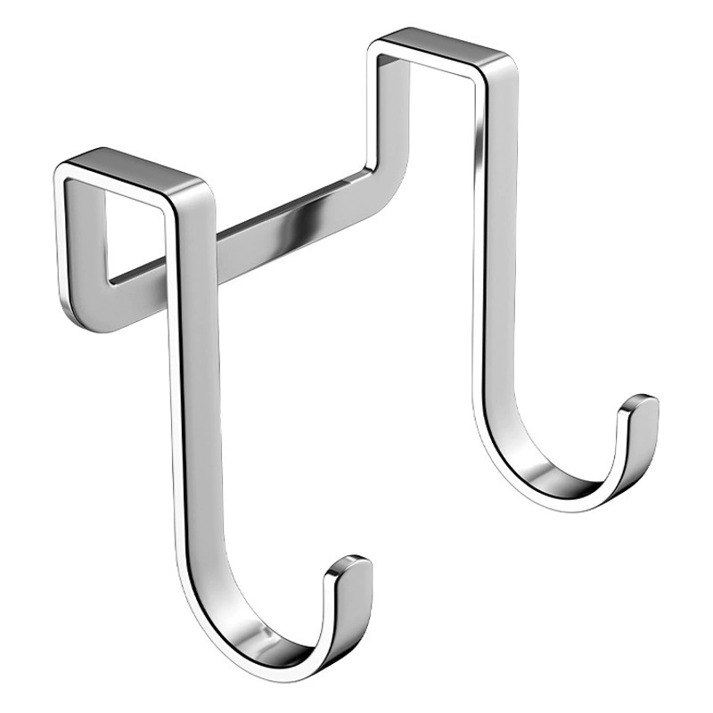 Крючок из нержавеющей стали Дверь кухни и ванной комнаты Задний крючок Крючок для шкафа Крючок для спальни Артефакт Многофункциональная вешалка Стойка