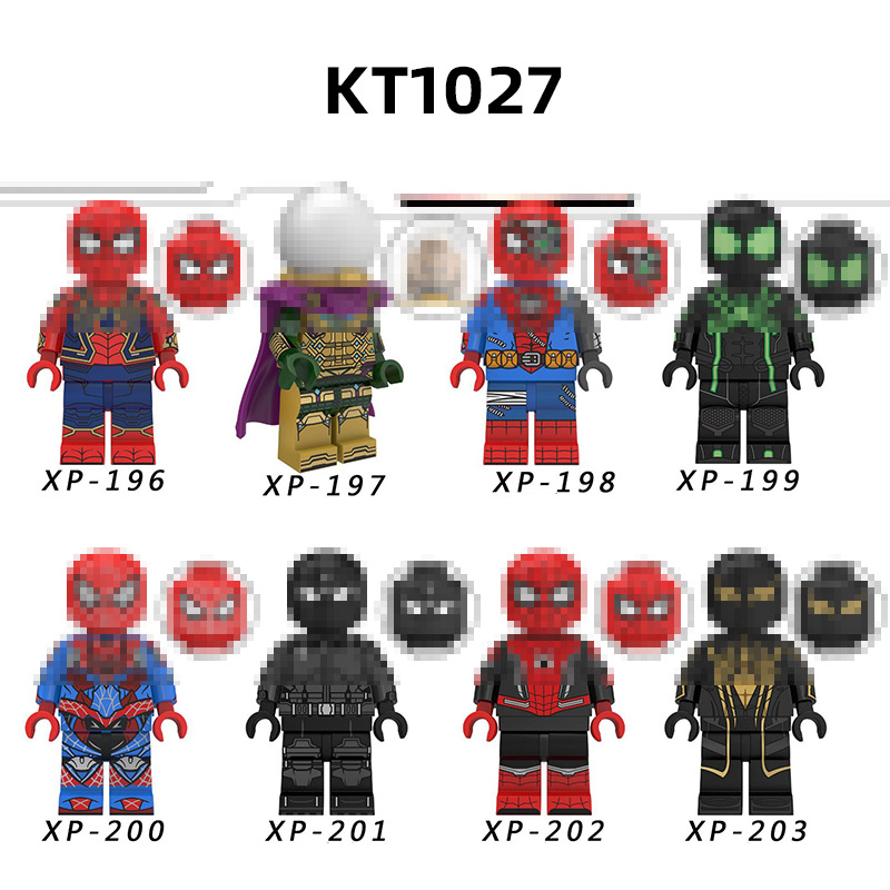 Kerui KT1027 Super Hero Series Children's Educational Assembled Building Blocks Baby Toy Bag Wholesale