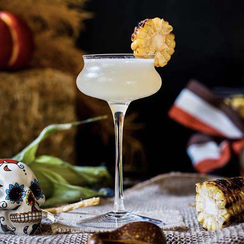 cristal japonés taza de cóctel alta taza de champagne martini seco margarita martini taza