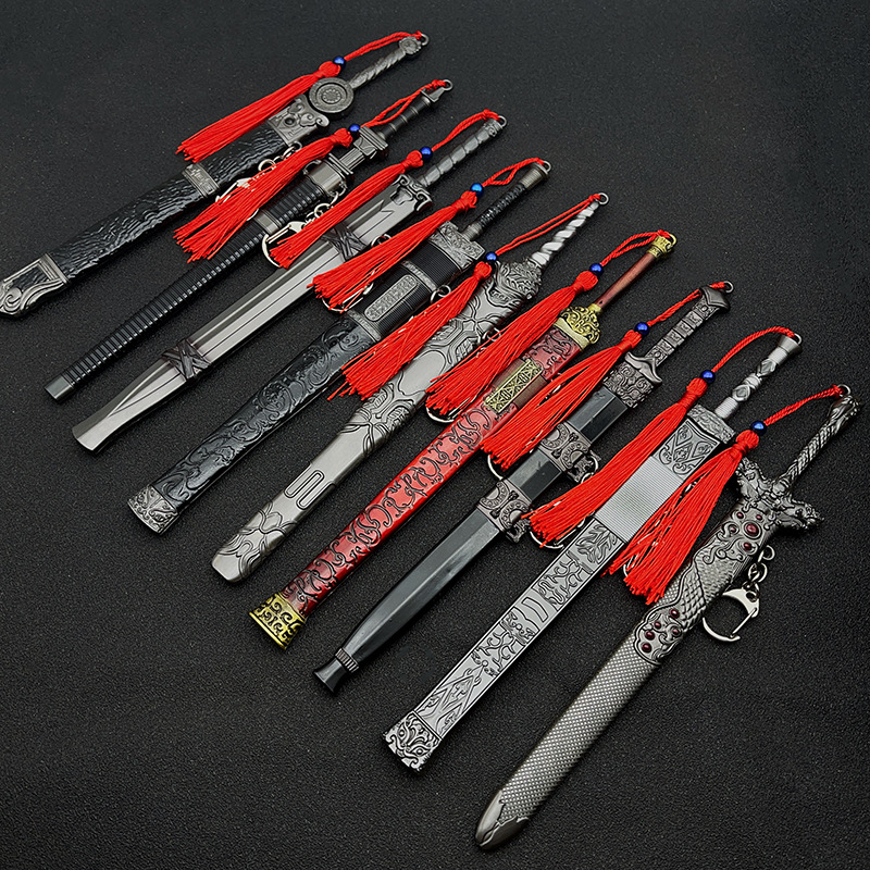 古代名剑动漫骨毒青釭亢龙兵器影视周边模型古风工艺摆件景区礼品