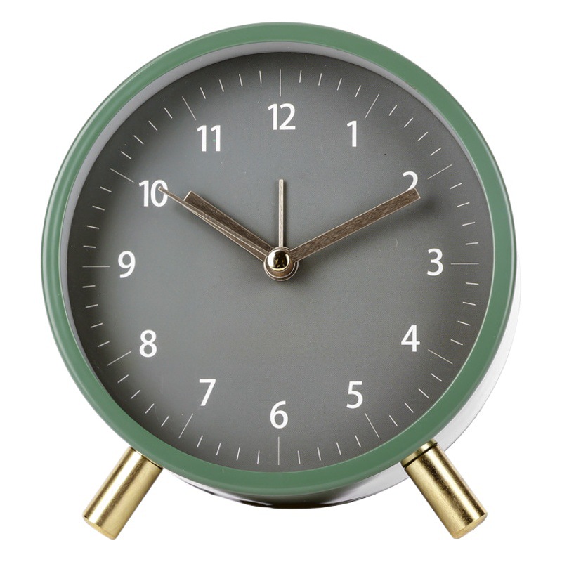 Jiangxi factory dedicated to Nordic desktop mute clock simple bedroom alarm clock living room fashion creative light luxury clock
