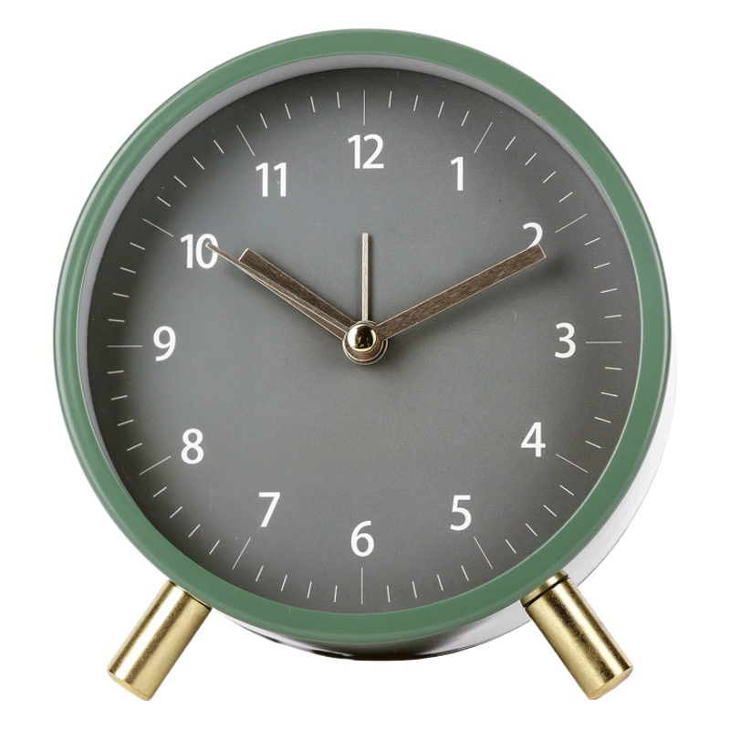 Производитель Цзянси специализируется на скандинавских настольных бесшумных часах простой будильник для спальни